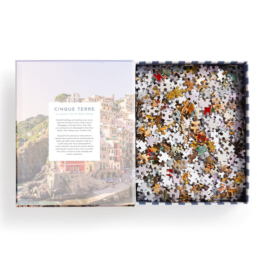 Cinque Terre 1000 Piece Jigsaw Puzzle by Galison - 3