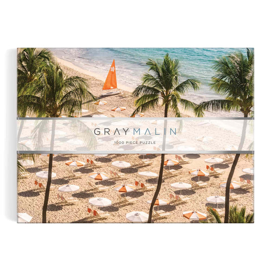 The Beach Club 1000 Piece Jigsaw Puzzle by Galison - 2