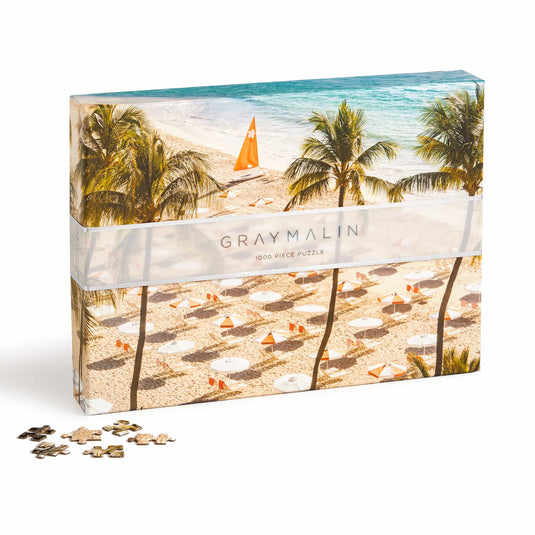 The Beach Club 1000 Piece Jigsaw Puzzle by Galison - 1