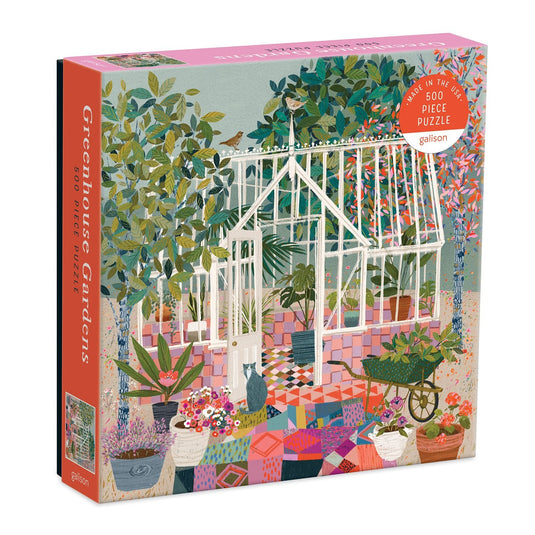 Greenhouse Gardens 500 Piece Jigsaw Puzzle by Galison - 1