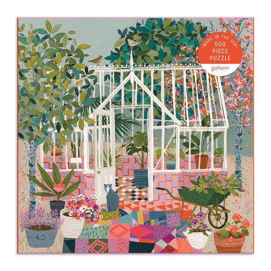 Greenhouse Gardens 500 Piece Jigsaw Puzzle by Galison - 2