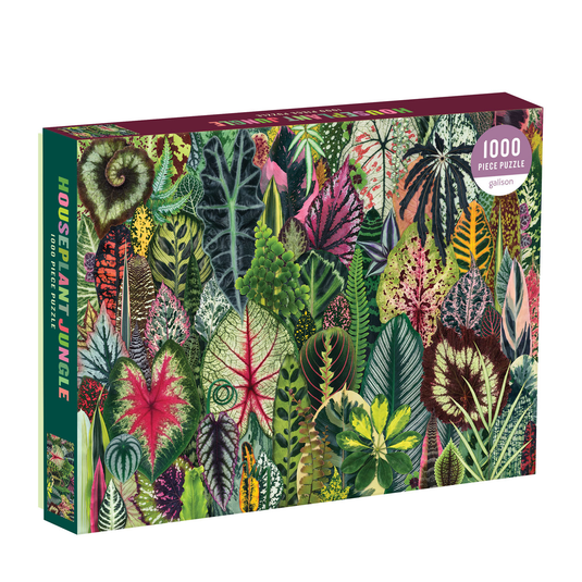 Houseplant Jungle 1000 Piece Jigsaw Puzzle by Galison - 1