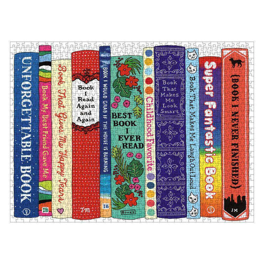 Ideal Bookshelf: Universals 1000 Piece Jigsaw Puzzle by Galison