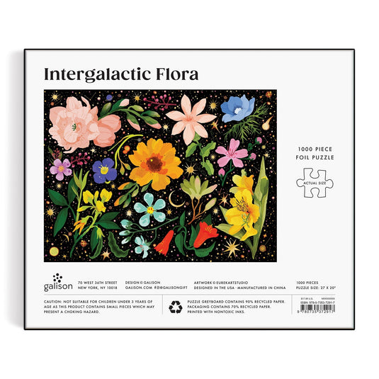 Intergalactic Flora 1000 Piece Jigsaw Puzzle by Galison - 4