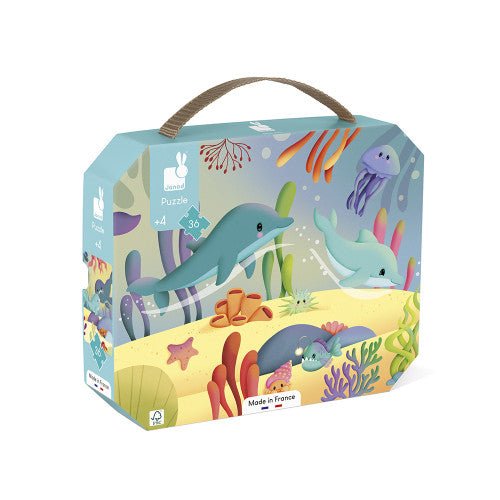 Panorama - Sea Animal Puzzle 36 Piece Jigsaw Puzzle by Janod - 1