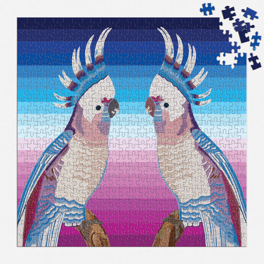 Parrots 500 Piece Jigsaw Puzzle by Galison - 5