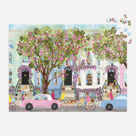 Spring Terrace 1000 Piece Jigsaw Puzzle by Galison - 4