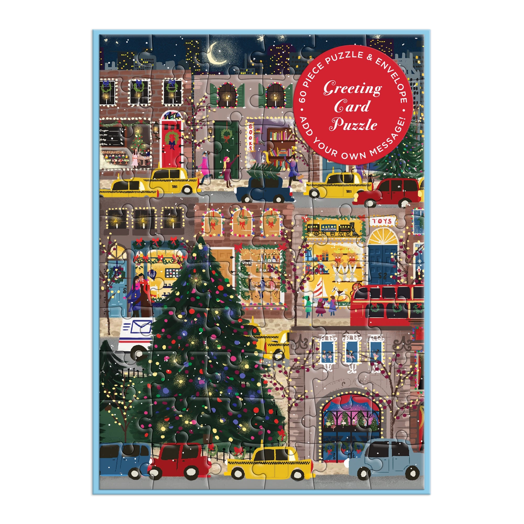 Winter Lights 60 Piece Jigsaw Puzzle by Galison