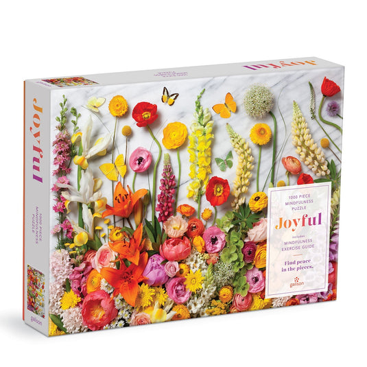 Joyful 1000 Piece Jigsaw Puzzle by Galison - 1