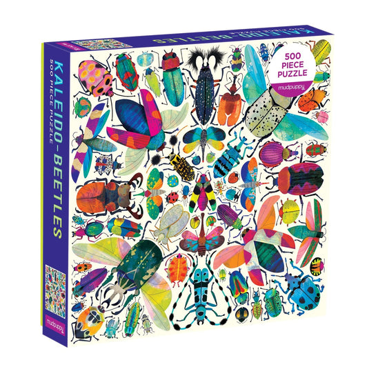 Kaleido Beetles 500 Piece Jigsaw Puzzle by Galison - 1