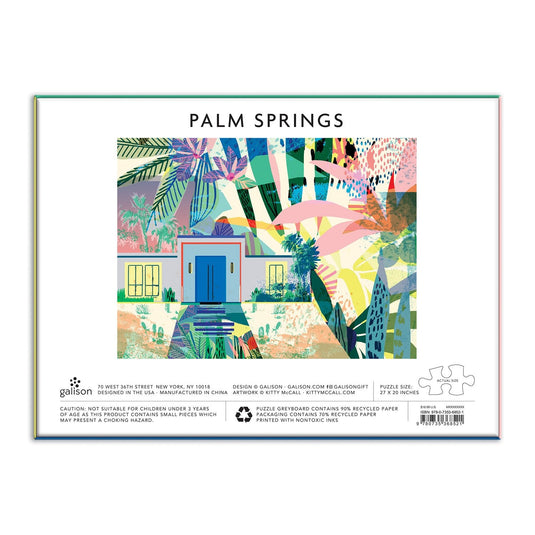 Palm Springs 1000 Piece Jigsaw Puzzle by Galison - 7