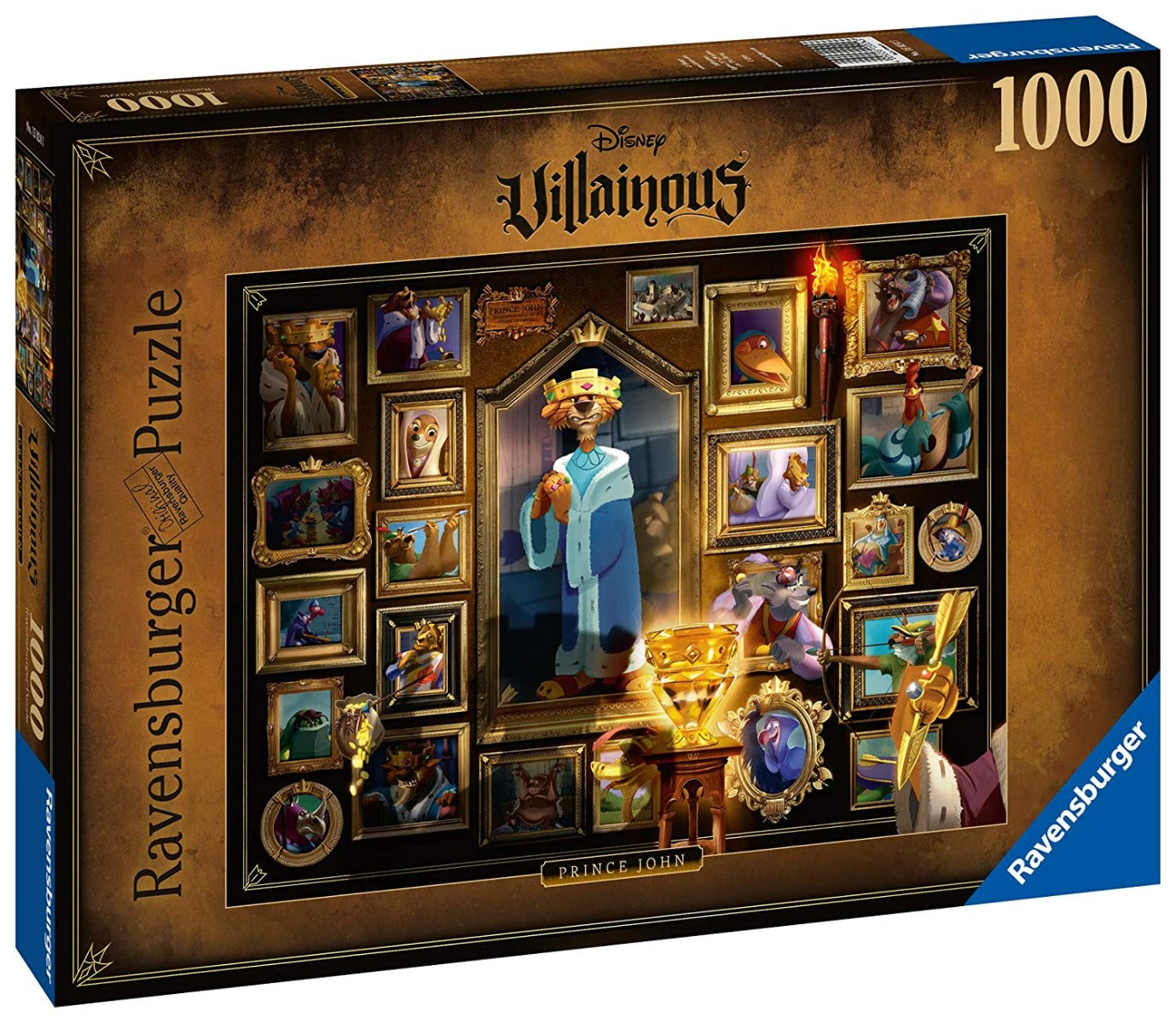 Disney Villainous: King John 1000 Piece Jigsaw Puzzle by Ravensburger