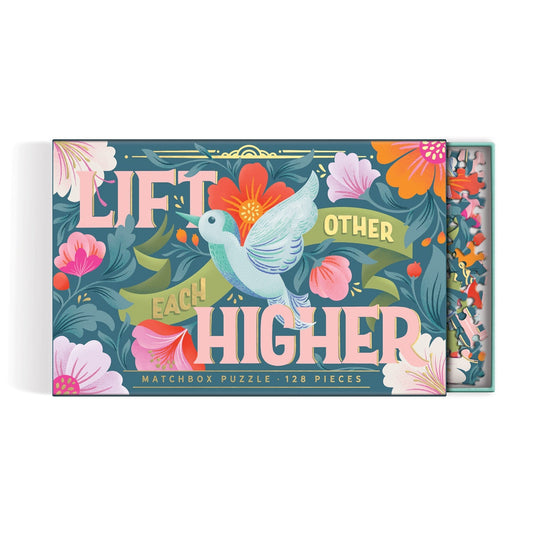 Lift Each Other Higher 128 Piece Jigsaw Puzzle by Galison - 1