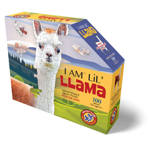 I Am Lil' Llama 100 Piece Puzzle by Madd Capp Box Front