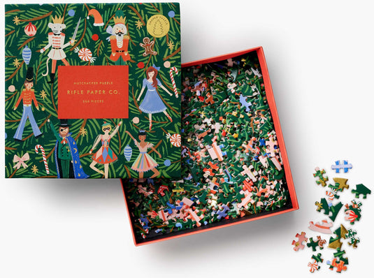 Nutcracker 500 Piece Jigsaw Puzzle by Rifle Paper Co