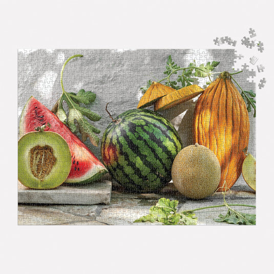 Melons from the Vine 1000 Piece Jigsaw Puzzle by Galison - 4