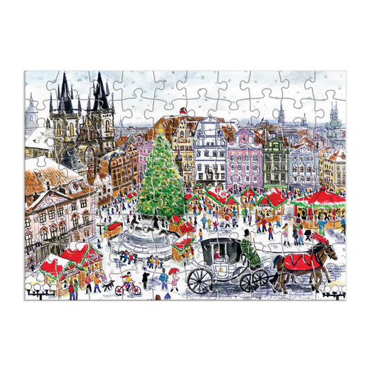 Michael Storrings 80 Piece 12 Days of Christmas Advent Jigsaw Puzzle Calendar by Galison