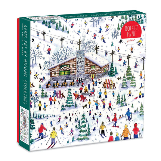 Apres Ski 1000 Piece Jigsaw Puzzle by Galison - 1