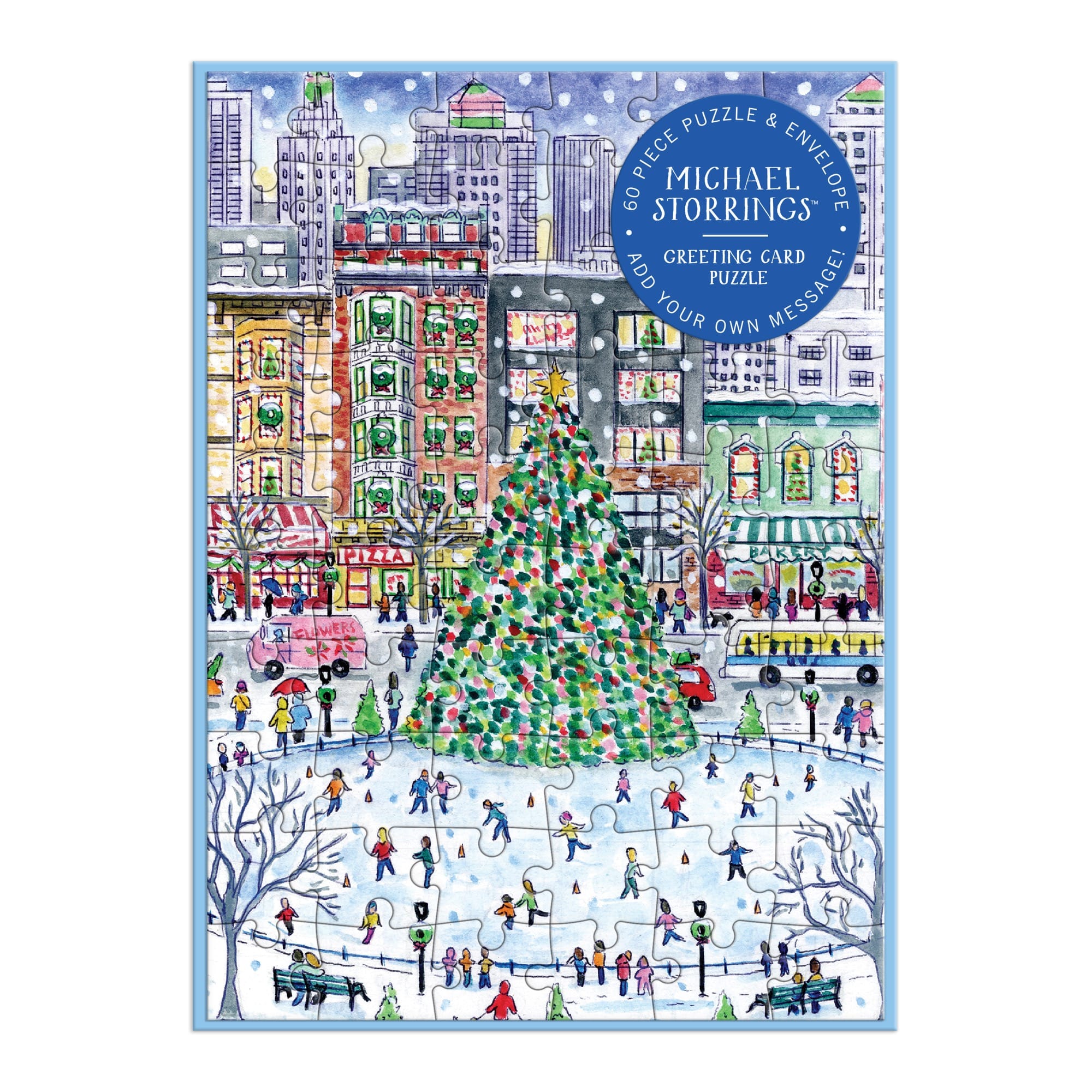 Christmas in the City 60 Piece Jigsaw Puzzle by Galison