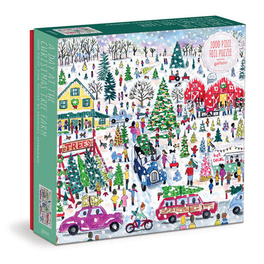 Christmas Tree Farm 1000 Piece Jigsaw Puzzle by Galison - 1