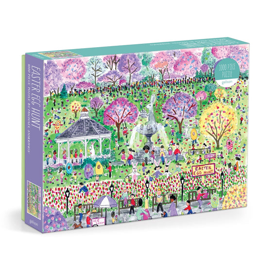 Easter Egg Hunt 1000 Piece Jigsaw Puzzle by Galison - 1