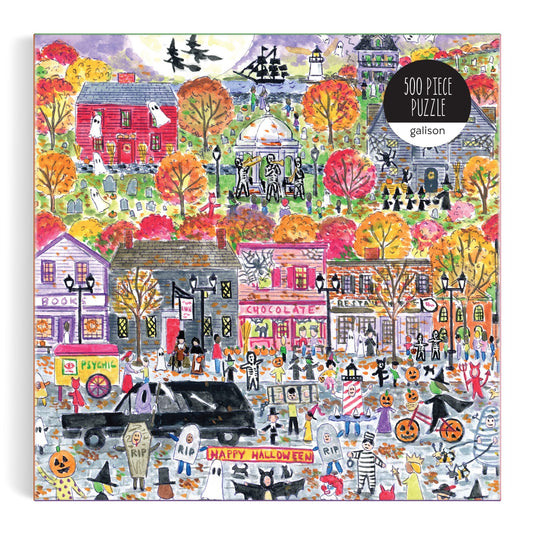 Halloween Parade 500 Piece Jigsaw Puzzle by Galison - 2