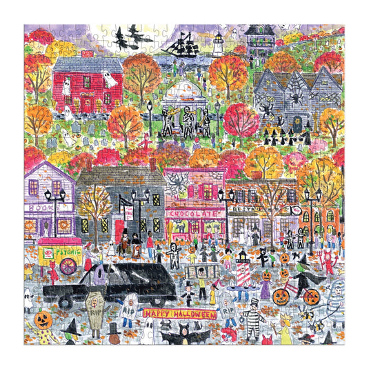 Halloween Parade 500 Piece Jigsaw Puzzle by Galison - 3