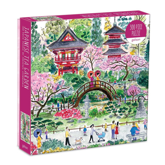 Japanese Tea Garden 300 Piece Jigsaw Puzzle by Galison - 1