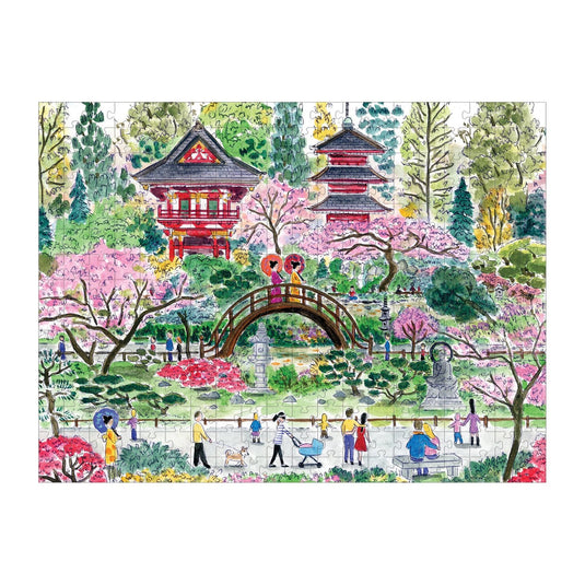 Japanese Tea Garden 300 Piece Jigsaw Puzzle by Galison - 3