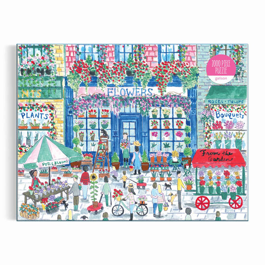 Market in Bloom 2000 Piece Jigsaw Puzzle by Galison - 2