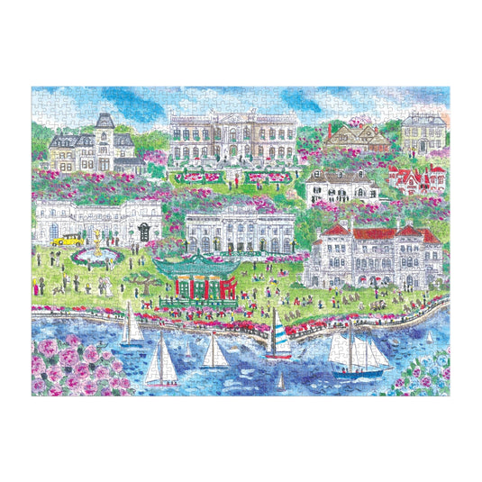 Newport Mansions 1000 Piece Jigsaw Puzzle by Galison - 3