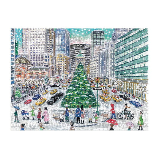 Snowfall on Park Avenue 1000 Piece Jigsaw Puzzle by Galison - 2