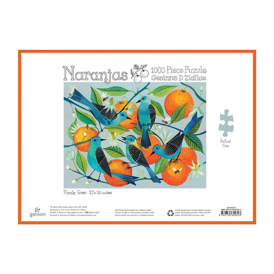 Naranjas 1000 Piece Jigsaw Puzzle by Galison