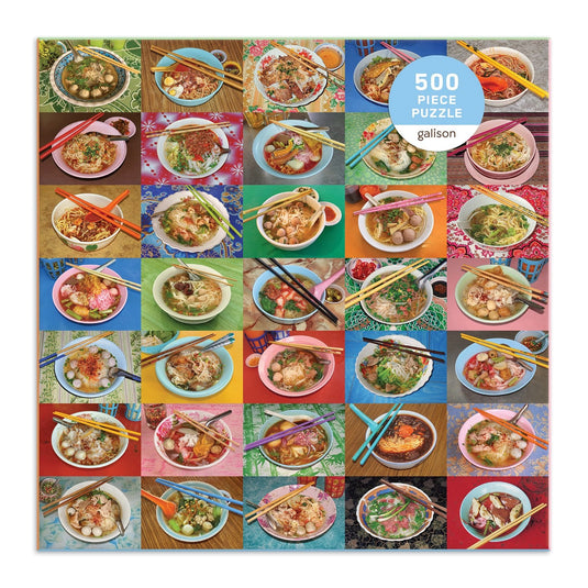 Noodles for Lunch 500 Piece Jigsaw Puzzle by Galison - 2