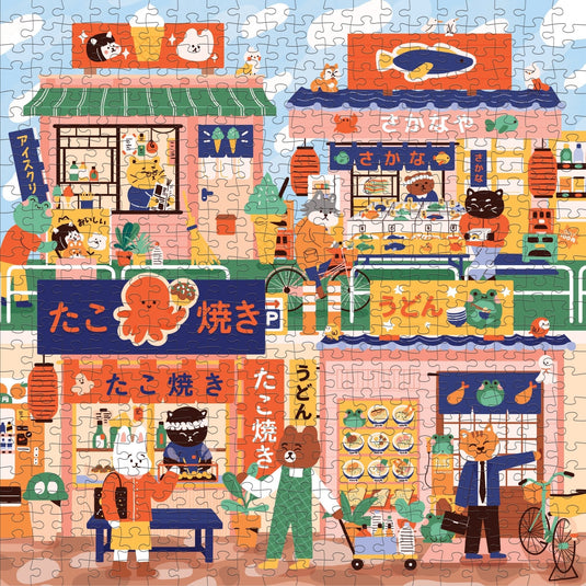 Open for Business 500 Piece Family Puzzle by Galison - 3