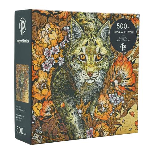 Lynx Rising 500 Piece Jigsaw Puzzle by PaperBlanks