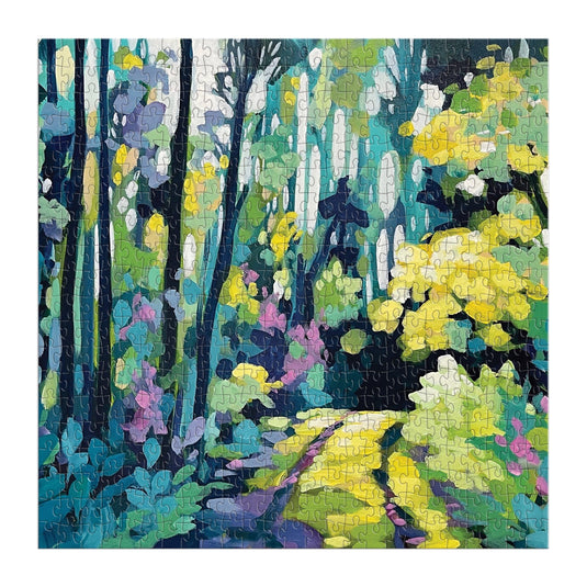 Painted Path 500 Piece Jigsaw Puzzle by Galison - 3