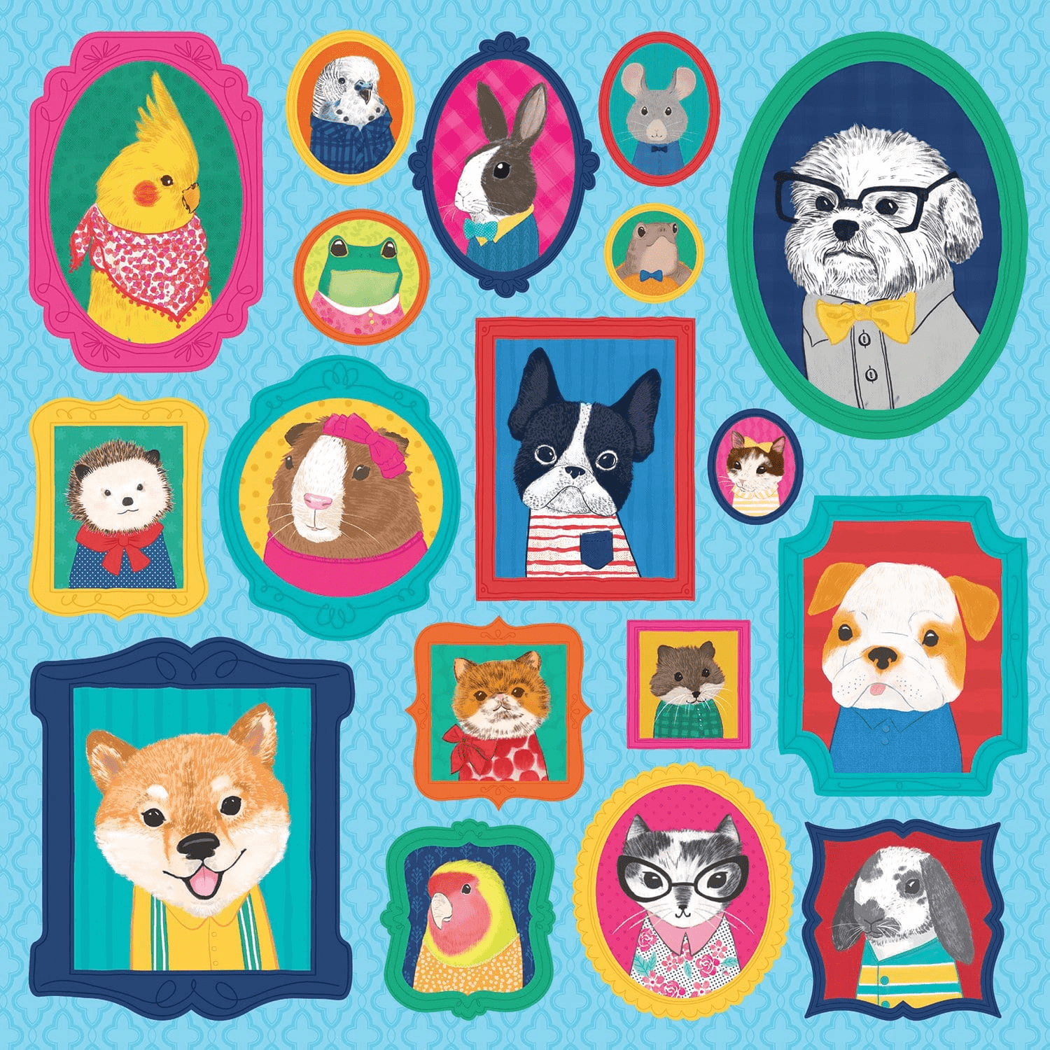 Pet Portraits 500 Piece Puzzle by Galison