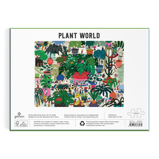 Plant World 1000 Piece Jigsaw Puzzle by Galison - 5