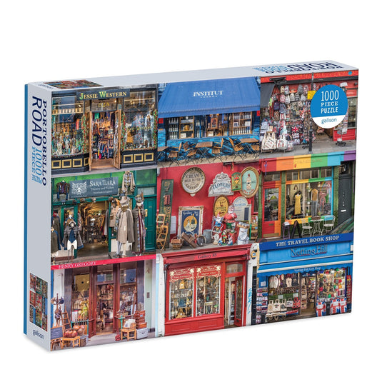 Portobello Road 1000 Piece Jigsaw Puzzle by Galison - 1