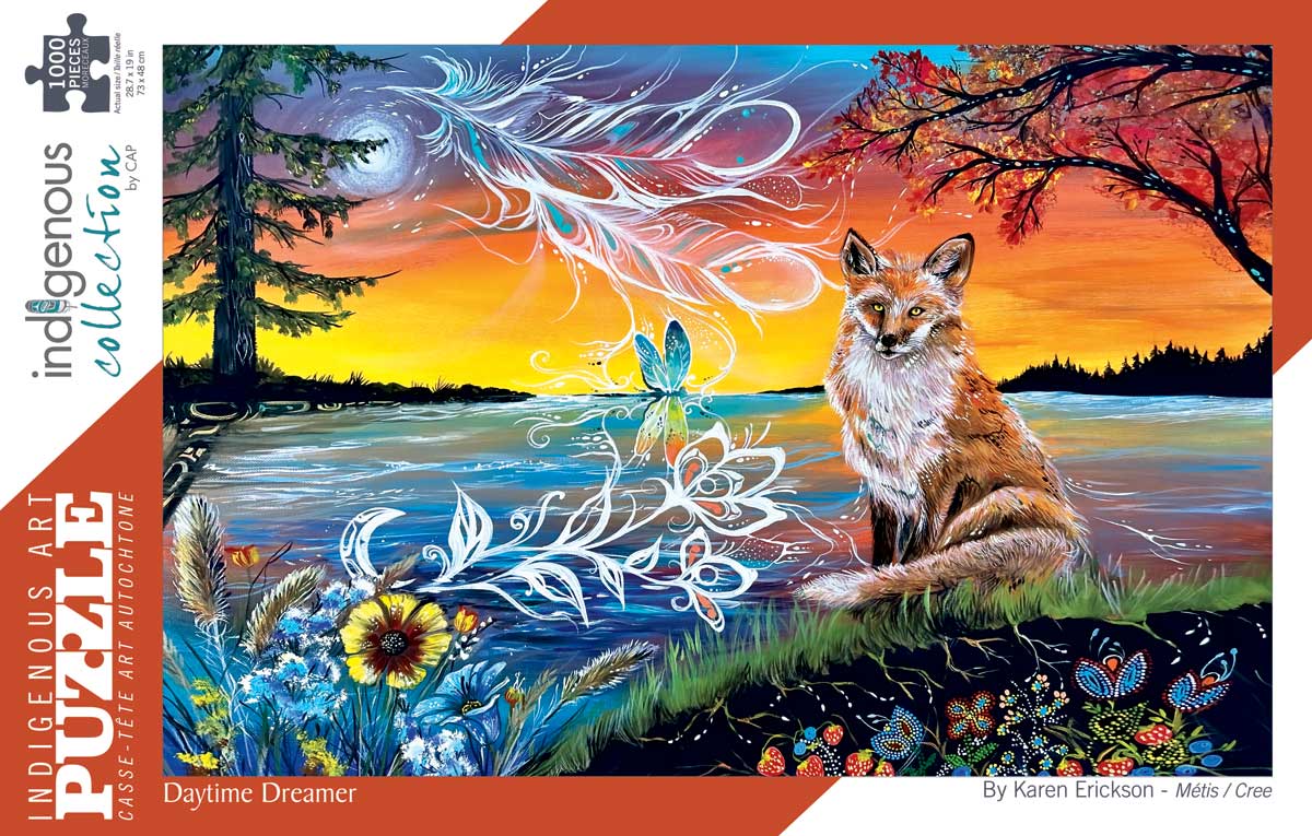 Daytime Dreamer (Metis/Cree) 1000 Piece Jigsaw Puzzle by The Indigenous Collection