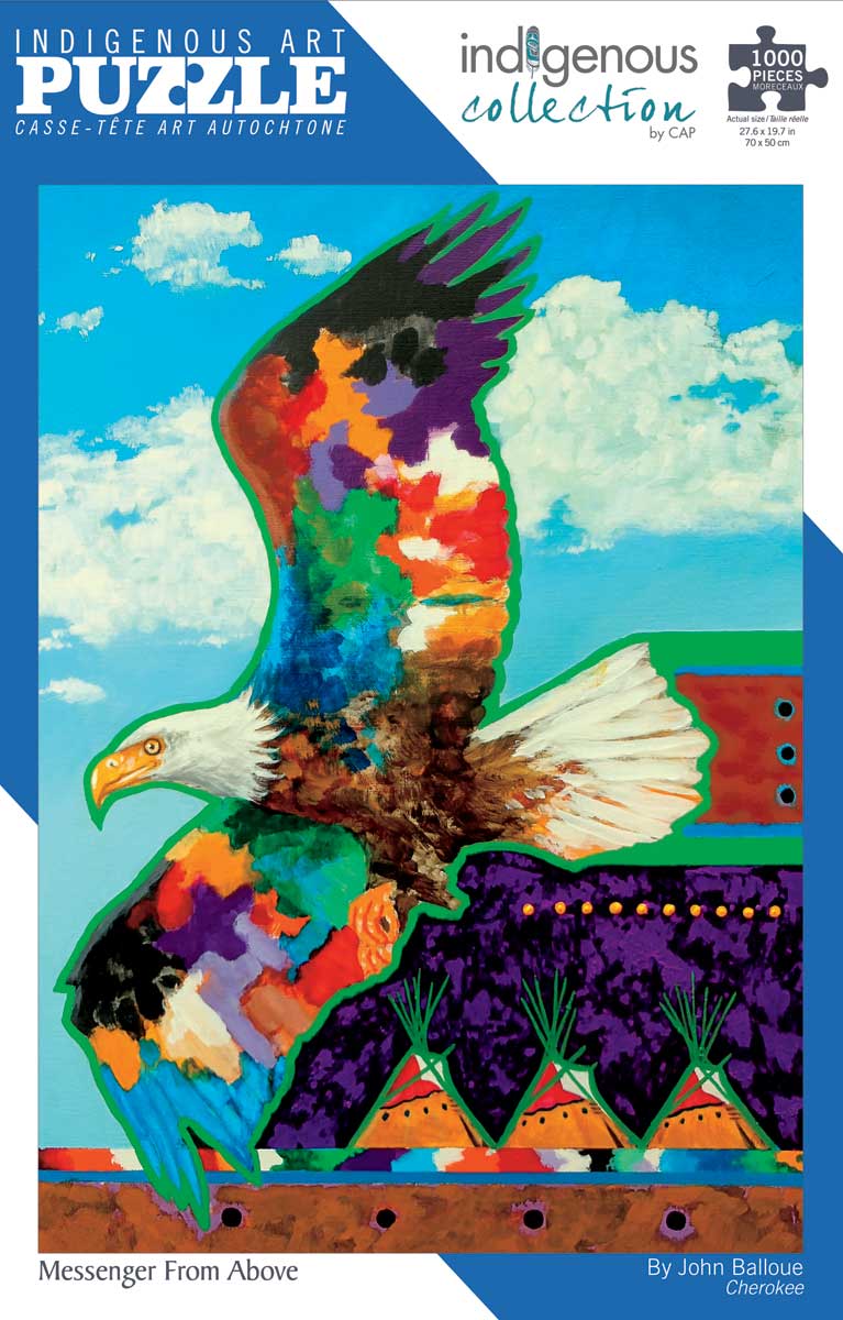Messenger From Above (Cherokee Tribe) 1000 Piece Jigsaw Puzzle By the Indigenous Collection