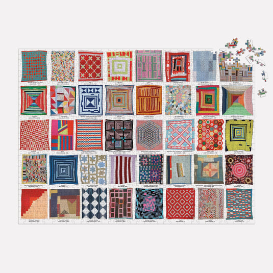 Quilts of Gee's Bend 1000 Piece Jigsaw Puzzle by Galison - 4