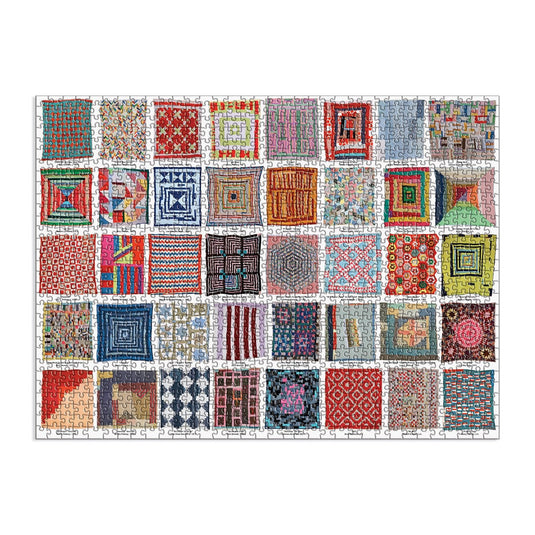Quilts of Gee's Bend 1000 Piece Jigsaw Puzzle by Galison - 3