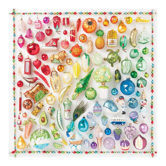 Rainbow Ornaments 500 Piece Jigsaw Puzzle by Galison