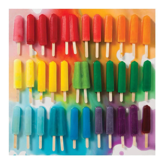 Rainbow Popsicles 500 Piece Jigsaw Puzzle by Galison