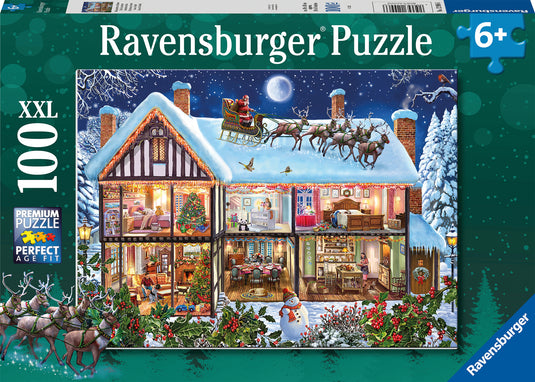 Christmas at Home 100 Piece Jigsaw Puzzle by Ravensburger Puzzle