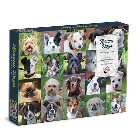 Rescue Dogs 1000 Piece Jigsaw Puzzle by Galison - 1