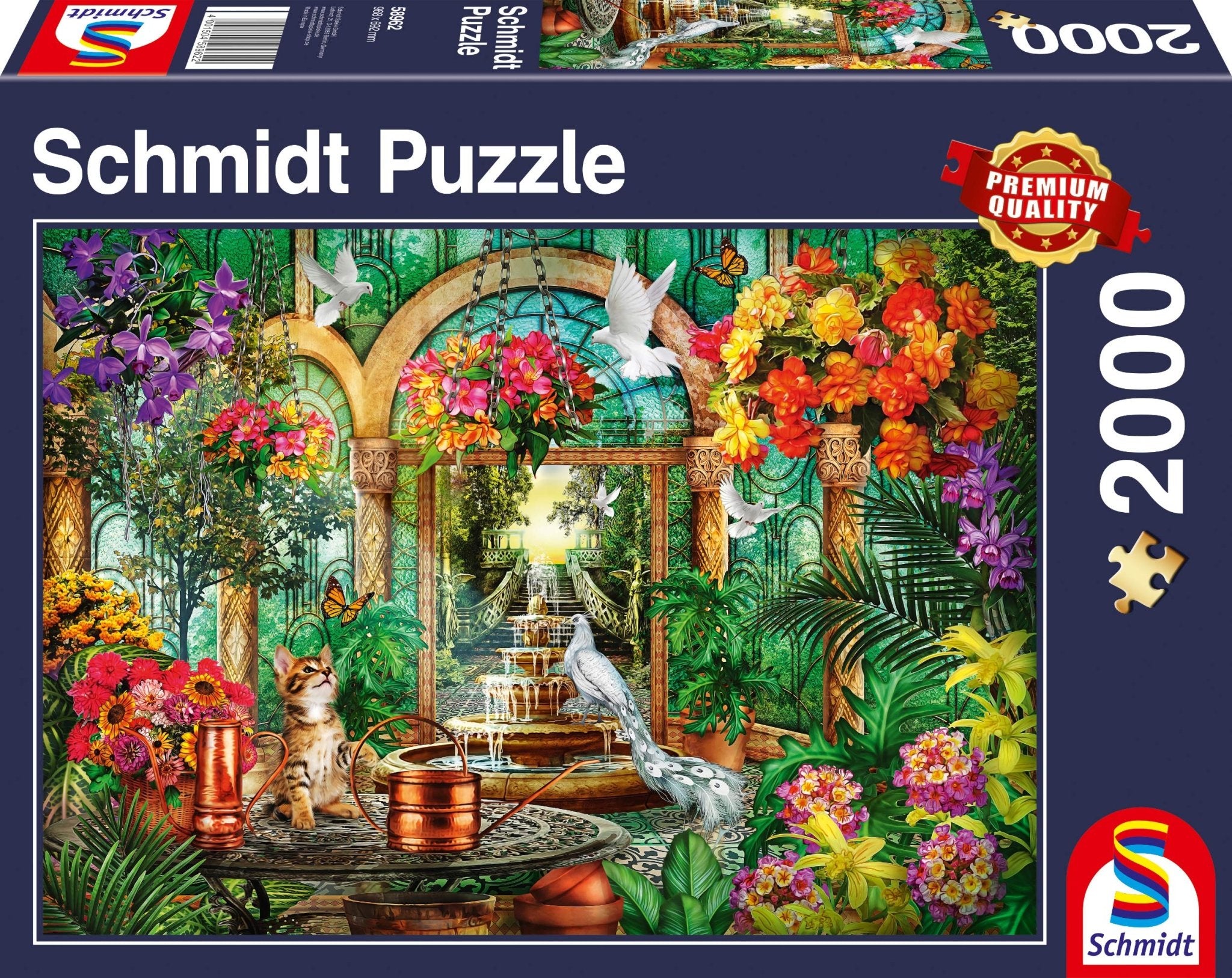 Atrium 2000 Piece Jigsaw Puzzle by Schmidt Puzzle