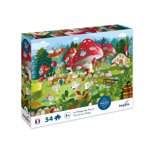 Mouse Village 54 Piece Jigsaw Puzzle by Sentosphere - 1